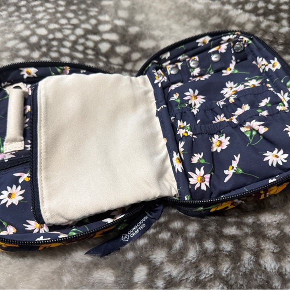 Vera Bradley Sunflower Quilted Cosmetic Bag - Picture 3 of 4